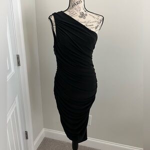 WHBM One-Shoulder Midi Dress
